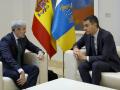 El presidente del Gobierno, Pedro Sánchez, mantiene un encuentro con el presidente de Canarias, Fernando Clavijo