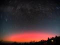 Aurora boreal vista desde La Palma