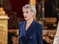 Minister Yolanda Diaz attending a reception at RoyalPalace during the known as Dia de la Hispanidad, Spain's National Day, in Madrid, on Saturday 12, October 2024.