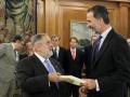 Juan Val Halen junto al Rey Felipe VI en una imagen de archivo