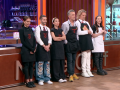 Los concursantes en la prueba de eliminación