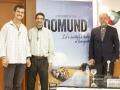 Gonzalo Echanove, joven de Hakuna con experiencia misionera en Corea del Sur; Jorge Naranjo, misionero comboniano en Sudán; y José María Calderón, director de Obras Misionales Pontificias de España