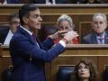 Pedro Sánchez, durante la sesión de control al Gobierno