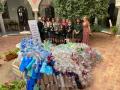 Instalación ganadora de Flora Mini en el Colegio de la Piedad