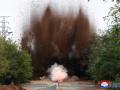 Detonaciones en cadena destruyen las vías de tren que unen Corea del Norte con el Sur