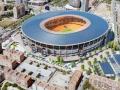 Recreación del Nou Mestalla según el proyecto de ejecución presentado por el Valencia CF al Ayuntamiento