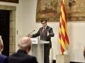 El presidente de la Generalitat, Salvador Illa, interviene durante la firma del convenio para activar el Programa María Goyri de talento docente e investigador, en el Palau de la Generalitat, a 17 de octubre de 2024, en Barcelona, Catalunya (España). El ‘Programa María Goyri’ permitirá la incorporación de Talento Docente e Investigador a las universidades públicas españolas con la Generalitat y los rectores de las universidades públicas catalanas.

David Oller / Europa Press
17 OCTUBRE 2024;CONVENIO;PROGRAMA;TALENTO;DOCENTE;INVESTIGADOR
17/10/2024
