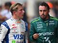 Fernando Alonso y Liam Lawson