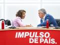 María Jesús Montero y Santos Cerdán, en Ferraz