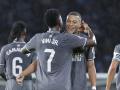Mbappé y Vinicius celebran uno de los goles anotados la pasada jornada en Balaídos