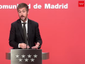 El portavoz del Gobierno de la Comunidad de Madrid, Miguel Ángel García Martín