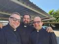 Los sacerdotes Jesús Silva, Patxi Bronchalo y Antonio María Domenech