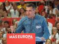 El secretario general del PSOE y presidente del Gobierno, Pedro Sánchez, en un mitin del PSOE