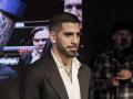 Ilia Topuria during a tribute event as UFC Featherweight World Champion in Madrid. February 22 2024