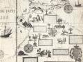 Detalle de un mapa de Australia para Desceliers siglo XVI