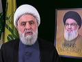 El nuevo líder de Hezbolá, Naim Qassem, en su primer discurso televisado