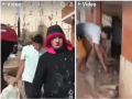 Imágenes del vídeo que denuncia el robo en una tienda afectada por la DANA