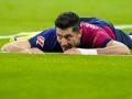 Robert Lewandowski en el pasado Clásico disputado en el Santiago Bernabéu