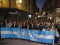 Cientos de personas conforman una marcha ciudadana para reclamar medidas respecto al acuerdo de Gibraltar