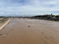 El nuevo cauce del río Turia, inundado a causa de la DANA