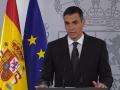 Pedro Sánchez, en su comparecencia de este sábado