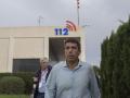 El presidente de la Generalitat valenciana, Carlos Mazón, durante su visita al centro del 112