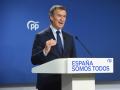 El presidente del Partido Popular, Alberto Núñez Feijóo