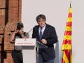 (Foto de ARCHIVO)
El expresidente de la Generalitat de Catalunya Carles Puigdemont interviene en un acto de bienvenida organizado por entidades independentistas en el paseo Lluís Companys, a 8 de agosto de 2024, en Barcelona, Catalunya (España). Dicha concentración ha sido convocada por entidades independentistas, con la asistencia de Junts, ERC, CUP, ANC, Òmnium Cultural, CDR y Associació de Municipis per la Independència (AMI). Puigdemont tiene previsto asistir a este acto de bienvenida para después participar en el pleno de investidura del líder del PSC, casi siete años después de instalarse en Bélgica por las consecuencias judiciales del 'procés', y con una orden de detención.

David Zorrakino / Europa Press
08/8/2024