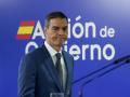 Pedro Sánchez, durante su comparecencia