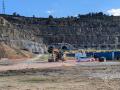 Obra del acceso ferroviario al puerto exterior de La Coruña