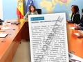 Nota informativa de Seguridad Nacional alertando de la fuerza de la Dana