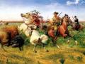 Buffalo Bill, retratado en un cuadro de Louis Maurer en 1895