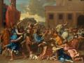 El rapto de las sabinas (1634) de Poussin