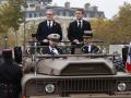 Keir Starmer y Emmanuel Macron, en París, con motivo del aniversario del armisticio