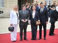 Argentine's President Javier Milei, his sister Karina Milei Argentine's General Secretary of the Presidency during Paris 2024 Olympics opening ceremony Heads of State reception , Paris, France - 26 Jul 2024
