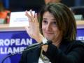 Teresa Ribera, durante su examen en el Parlamento Europeo