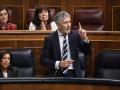 El ministro del Interior, Fernando Grande-Marlaska, durante su intervención en el pleno del Congreso