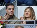 El presidente del Gobierno, Pedro Sánchez, y su mujer, Begoña Gómez, en 2018