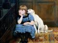 Simpatía (1878) de Briton Rivière