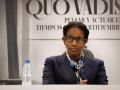 Ayaan Hirsi Ali durante su intervención en el Congreso