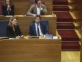 La vicepresidenta y consellera de Servicios Sociales, Igualdad y Vivienda, Susana Camarero, y el presidente de la Generalitat Valenciana, Carlos Mazón