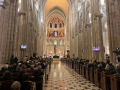 Aspecto de la Catedral de la Almudena durante la misa por las víctimas de la DANA