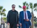 El presidente electo de Estados Unidos, Donald Trump, acompaña a Elon Musk durante el lanzamiento del sexto vuelo de prueba del cohete SpaceX Starship en Texas