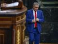 El secretario de Organización del PSOE, Santos Cerdán, este jueves en el Congreso
