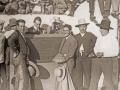 El Algabeño y Juan Belmonte en un tentadero en 1925