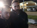 Víctor de Aldama, anoche, tras salir de la cárcel de Soto del Real