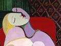 Detalle de El sueño (1932) de Picasso