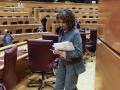 La vicepresidenta primera del Gobierno, María Jesús Montero, en la Comisión de Investigación del Senado del caso Ábalos