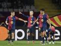 El Barça venció a un correoso Brest en Montjuic