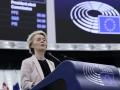 La presidenta de la Comisión Europea, Ursula von der Leyen, en el Parlamento Europeo